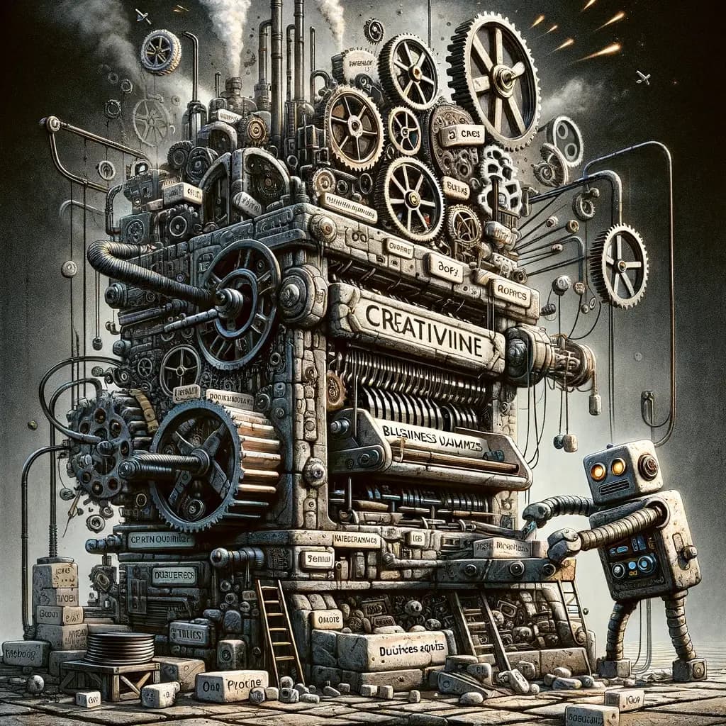 A robot performing tasks